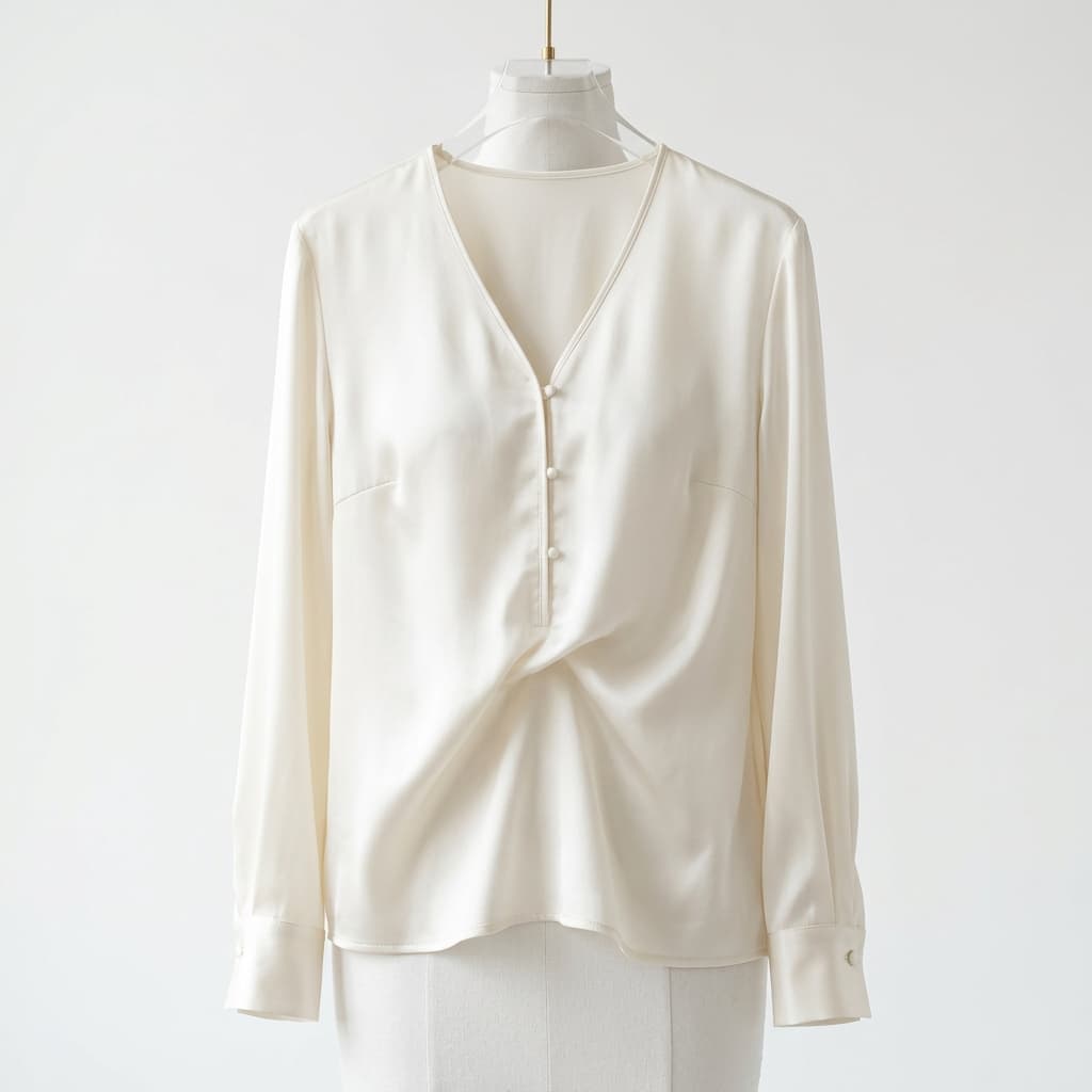 Iris Satin Blouse Product Image